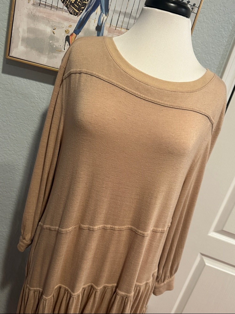 Free People Beach Sz Large Jilly Midi Dress • NEW! - Picture 3 of 13
